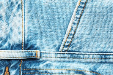 Kot pantolon cebinden arka plan olarak closeup görünümü