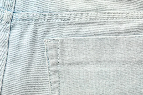 Kot Pantolon Cebinden Arka Plan Olarak Closeup Görünümü — Stok fotoğraf