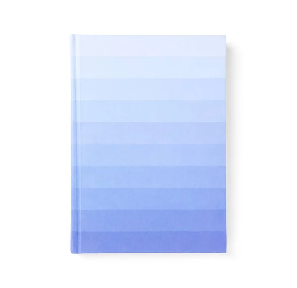 Cuaderno Colores Sobre Fondo Blanco Papelería Escolar — Foto de Stock