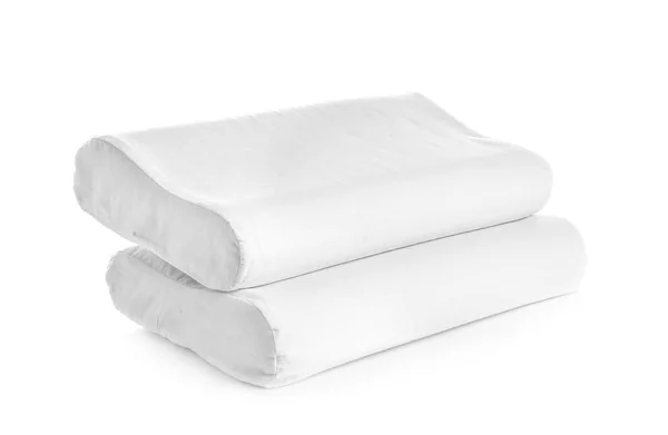 白い背景にきれいな柔らかい整形外科枕 — ストック写真