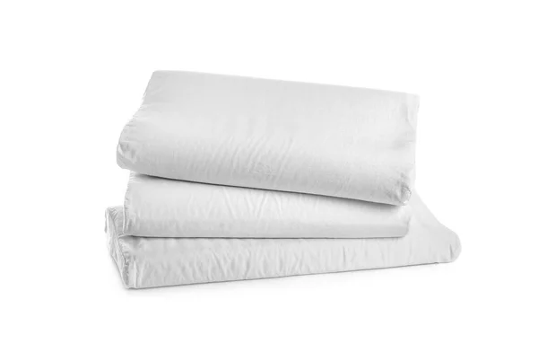 Clean Soft Orthopedic Pillows White Background — Stock Photo, Image