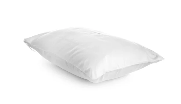 Clean Soft Bed Pillow White Background — Stock Photo, Image