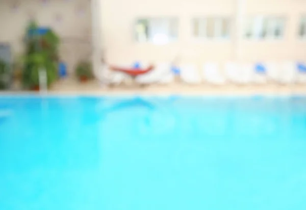 Blurred Background Swimming Pool Clear Blue Water — Stock Photo, Image