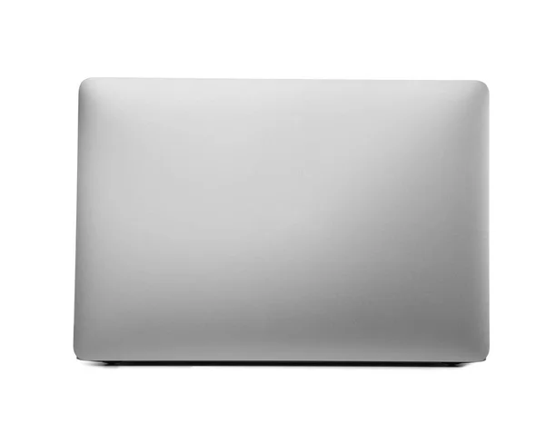 Laptop Witte Achtergrond Moderne Technologie — Stockfoto