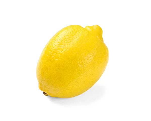 Seluruh Matang Lemon Pada Latar Belakang Putih — Stok Foto