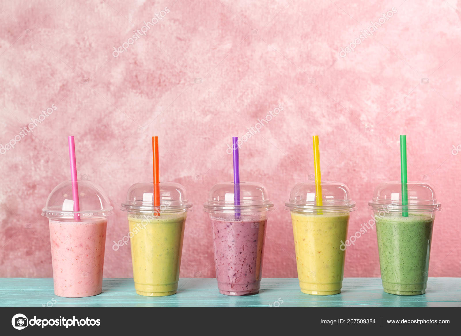De colores de smoothies imagenes