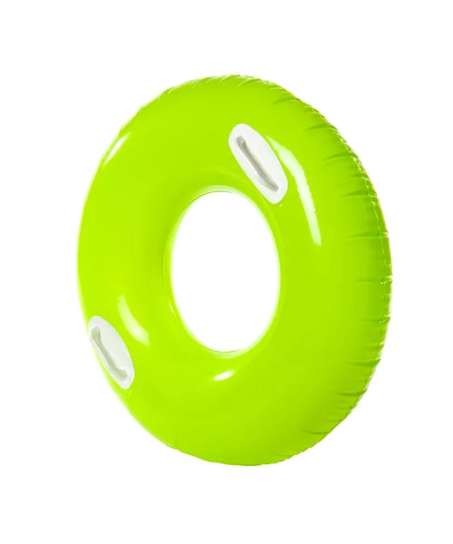 Bright Inflatable Ring White Background Summer Holidays — Stock Photo, Image