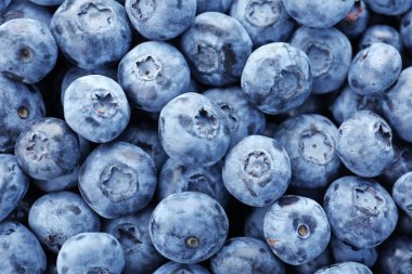 Arka plan olarak lezzetli blueberry görünümü kapatın