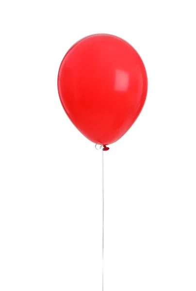 Μπαλόνι Χρώμα Άσπρο Φόντο Ώρα Για Γιορτή — Φωτογραφία Αρχείου