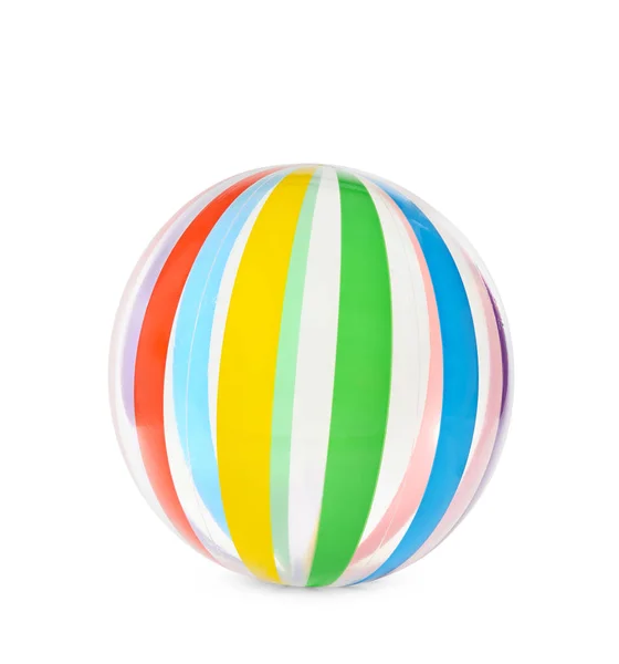 明るい白い背景の上のボールを膨らませる 夏の休日 — ストック写真