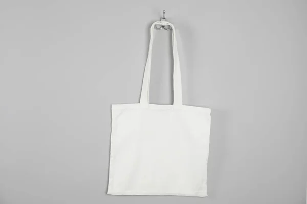 Tote Bag Šedé Zdi Makety Pro Design — Stock fotografie