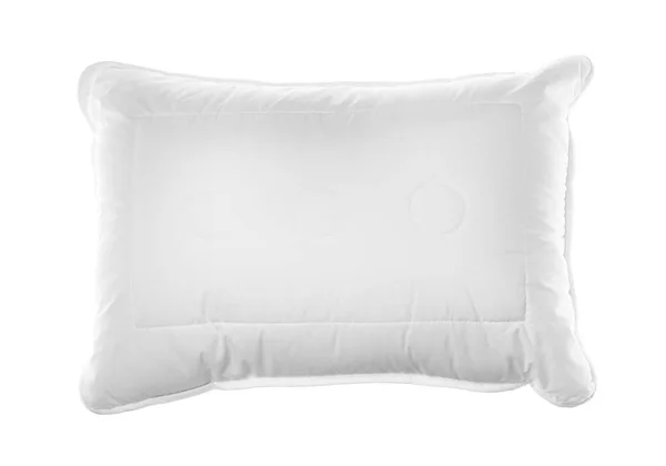 白い背景の上に柔らかいベッド枕 — ストック写真