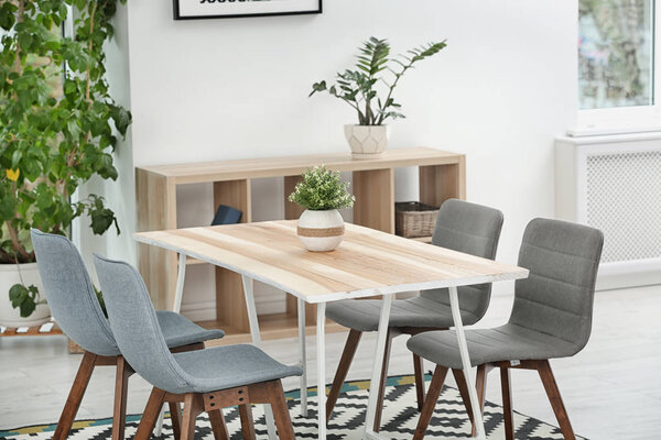 Стильный интерьер столовой. Главная идея дизайна
