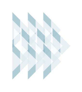 Beyaz arka plan üzerinde iç tasarım için geometrik desen