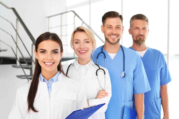 Médicos Assistentes Médicos Clínica Serviço Saúde — Fotografia de Stock