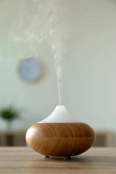 Modern Aroma Lamp Table Room — Stock Photo, Image