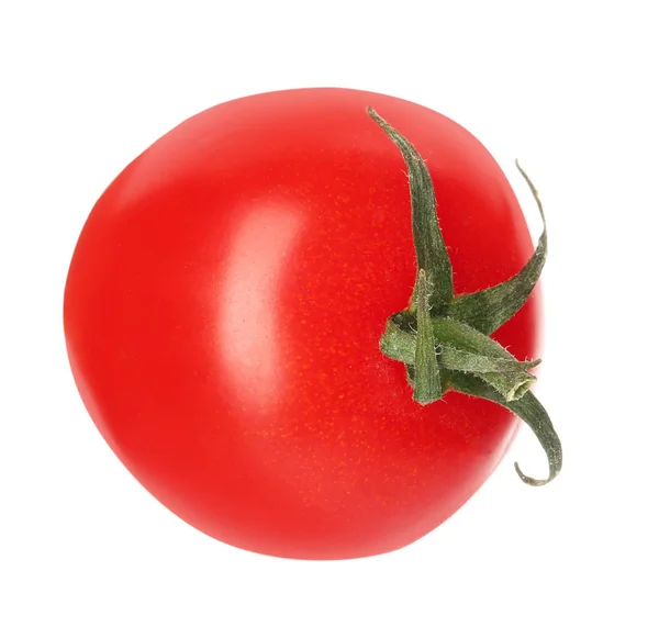 Whole Ripe Red Tomato White Background — Stock Photo, Image