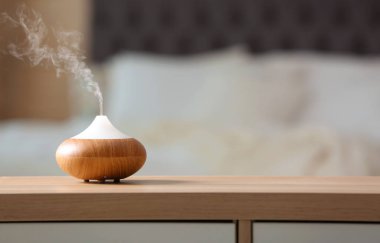 Aroma kandil arka plan bulanık karşı kabine üzerinde difüzör