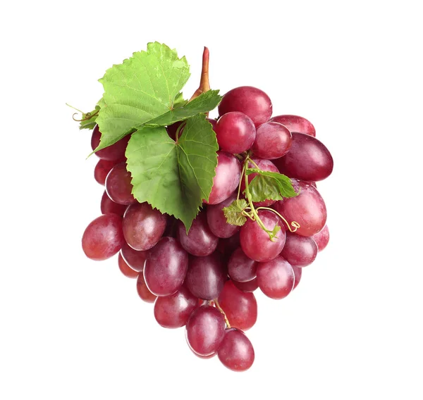 Fresh Ripe Juicy Grapes Isolated White — Stock Photo, Image