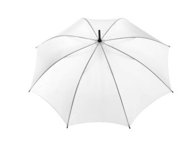 Beyaz arka plan üzerinde güzel açık şemsiye