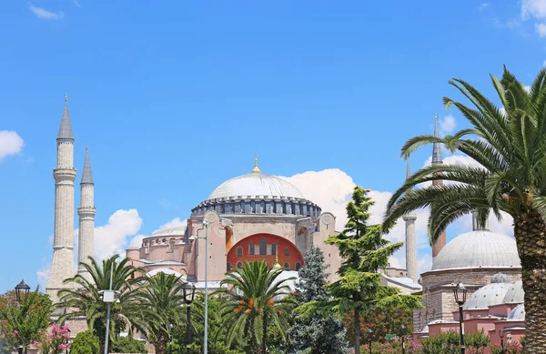 Istanbul Truthahn August 2018 Wunderschöner Blick Auf Hagia Sophia — Stockfoto
