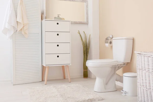 Toilettenschüssel Modernen Badezimmer — Stockfoto