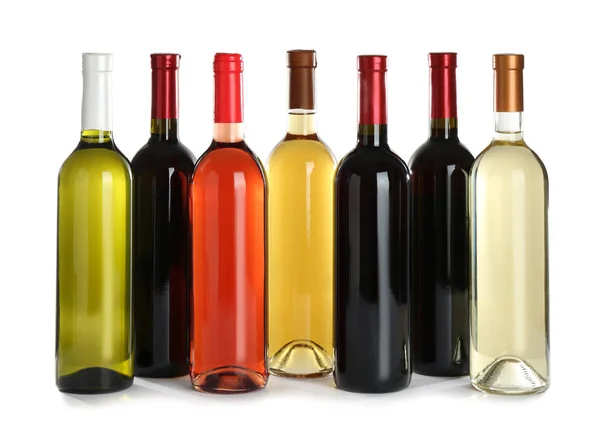 Louça Vidro Com Vinho Tinto Sobre Fundo Madeira Vista Superior — Fotografia de Stock