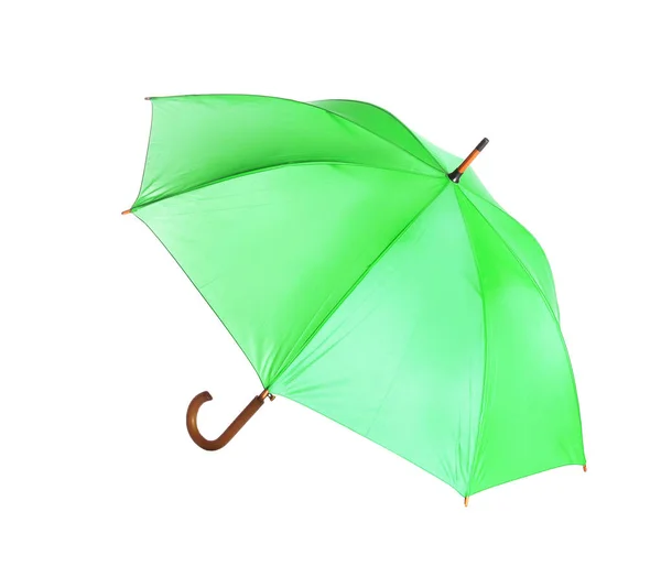 Vackra Öppna Paraply Vit Bakgrund — Stockfoto