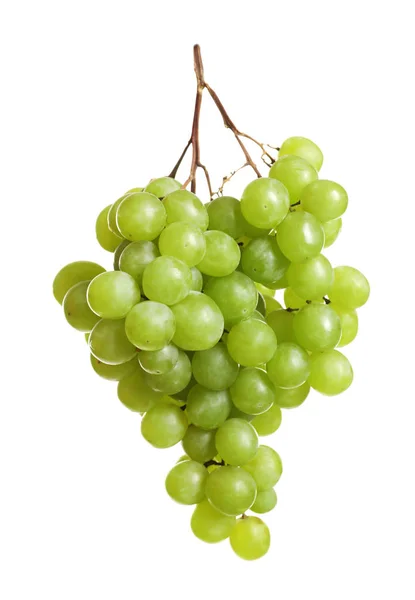 Garść Świeżych Dojrzałych Winogron Soczyste Białym Tle — Zdjęcie stockowe