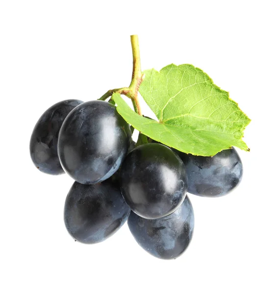 Fresh Ripe Juicy Grapes Isolated White — Stock Photo, Image