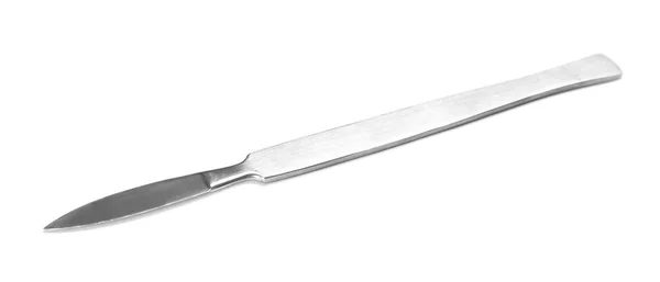 Surgical Scalpel White Background Medical Tool — Stock Photo, Image