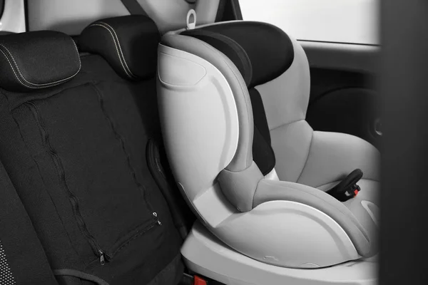 Asiento Bebé Vacío Dentro Del Coche Seguridad Infantil — Foto de Stock