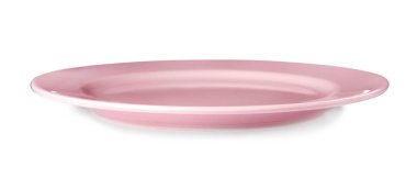 Seramik tabak beyaz arka plan üzerinde. Bulaşıkları yıkama