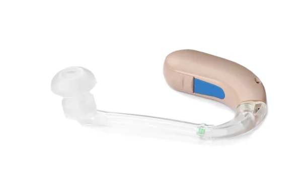 Hearing Aid White Background Medical Device — Stock Photo, Image