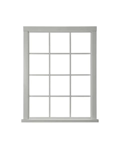 干净的现代窗口在白色背景 体系结构元素 — 图库照片