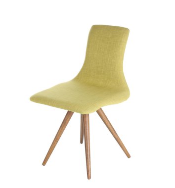 Beyaz arka plan üzerinde rahat sandalye. İç öğesi