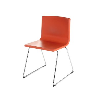 Beyaz arka plan üzerinde rahat sandalye. İç öğesi