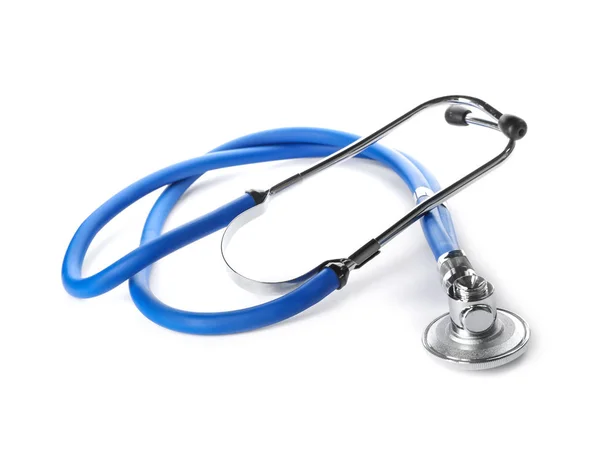 Stethoscope White Background Medical Object Stock Image