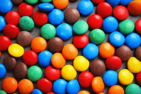 Muchos Caramelos Colores Como Fondo Vista Superior — Foto de Stock