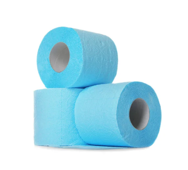 Color Toilet Paper Rolls White Background Royalty Free Stock Photos