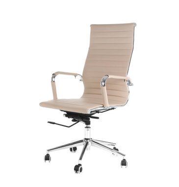 Beyaz arka plan üzerinde rahat sandalye. İç öğesi