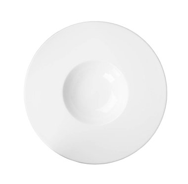 Seramik tabak beyaz arka plan, üstten görünüm üzerinde metin için yer ile. Bulaşıkları yıkama