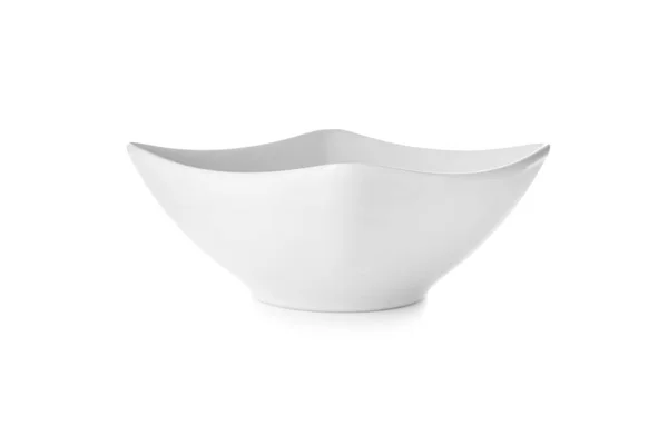 陶瓷碗与空白的文本在白色背景 — 图库照片