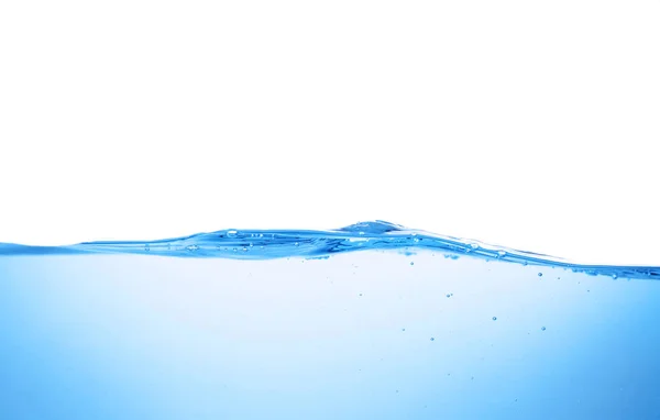 Superficie Agua Azul Sobre Fondo Blanco —  Fotos de Stock