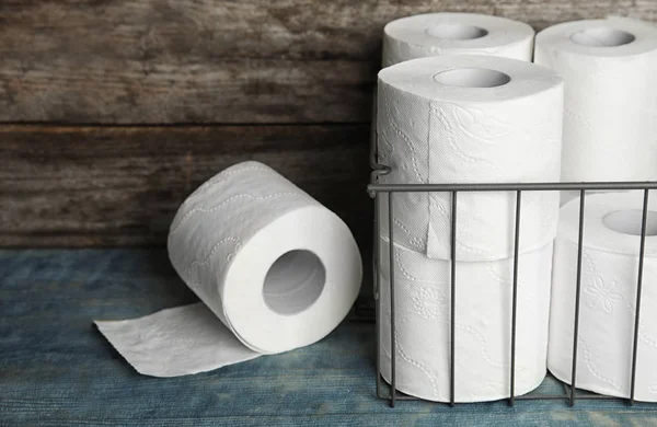 Toiletpapier Rolt Tafel Persoonlijke Hygiëne — Stockfoto