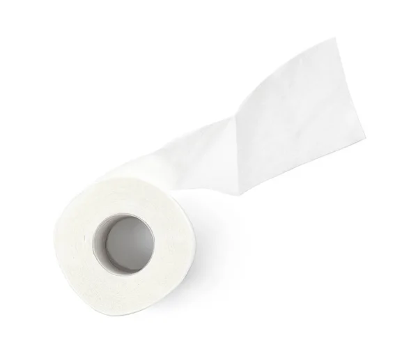 Roll Toilet Paper White Background — Stock Photo, Image