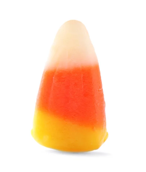 Colorful Candy Corn Halloween Party White Background — Stock Photo, Image