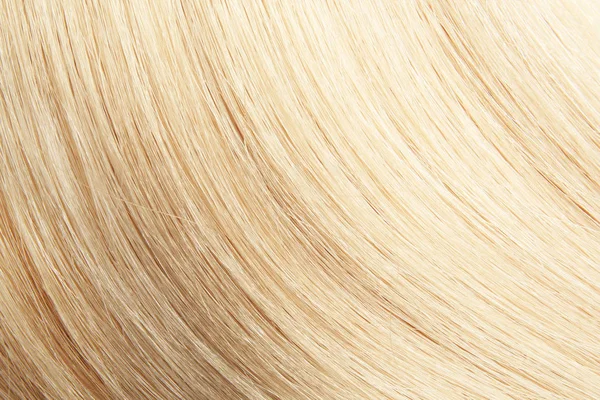 Textura Cabello Rubio Saludable Como Fondo Primer Plano — Foto de Stock