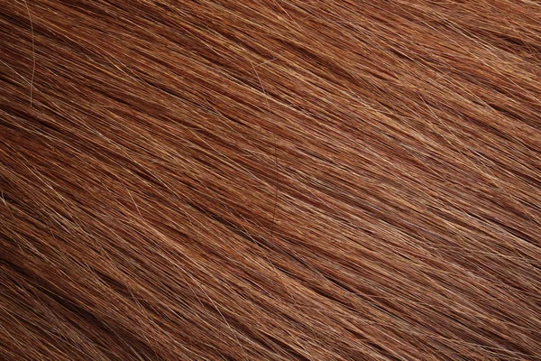 Texture Capelli Rossi Sani Come Sfondo Primo Piano — Foto Stock