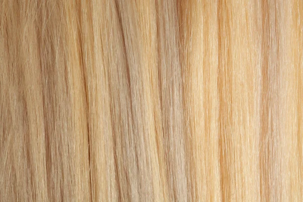 Textuur Van Gezonde Blond Haar Als Achtergrond Close — Stockfoto